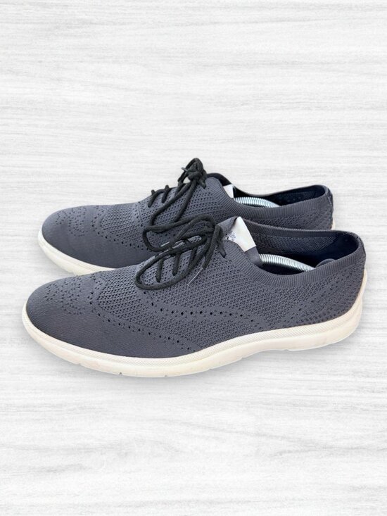 Coach Knit Sneakers Mens 10.5 Gray Black Lightweight Comfort Casual Lace Up main image 4